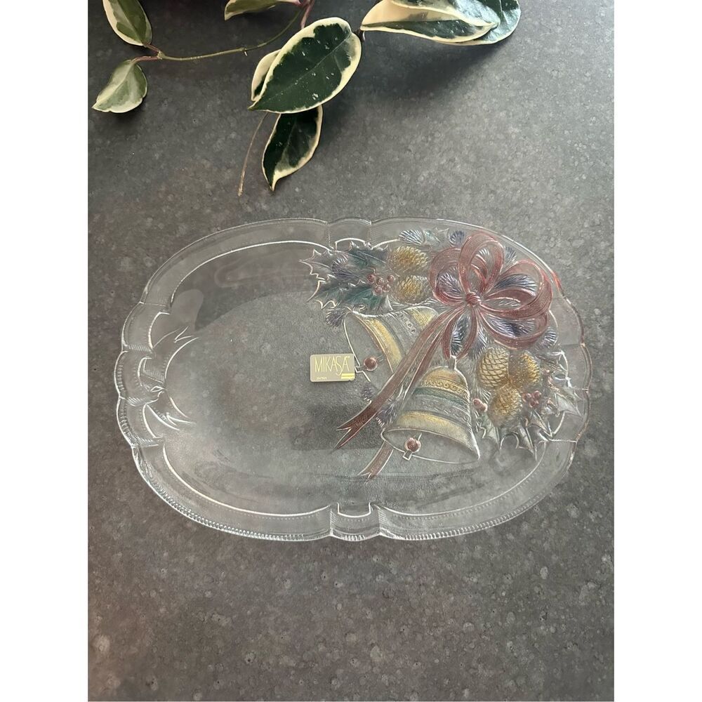 Mikasa Holiday Bells Tray
